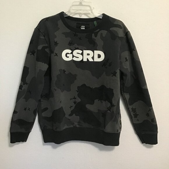 G-Star Raw Men s Ferru Camo Sweatshirt Size L - Picture 1 of 10